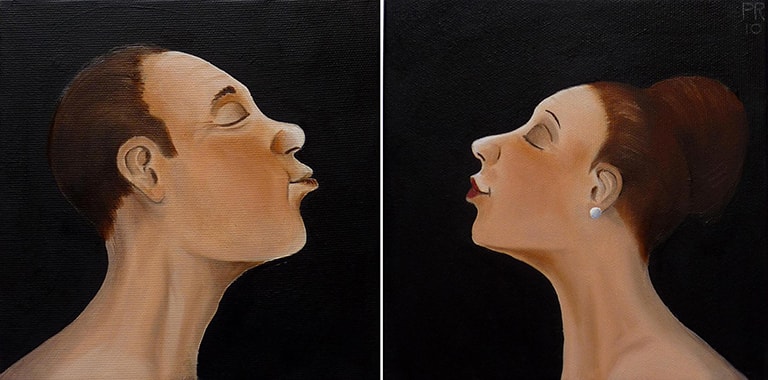 25 le baiser 20x20