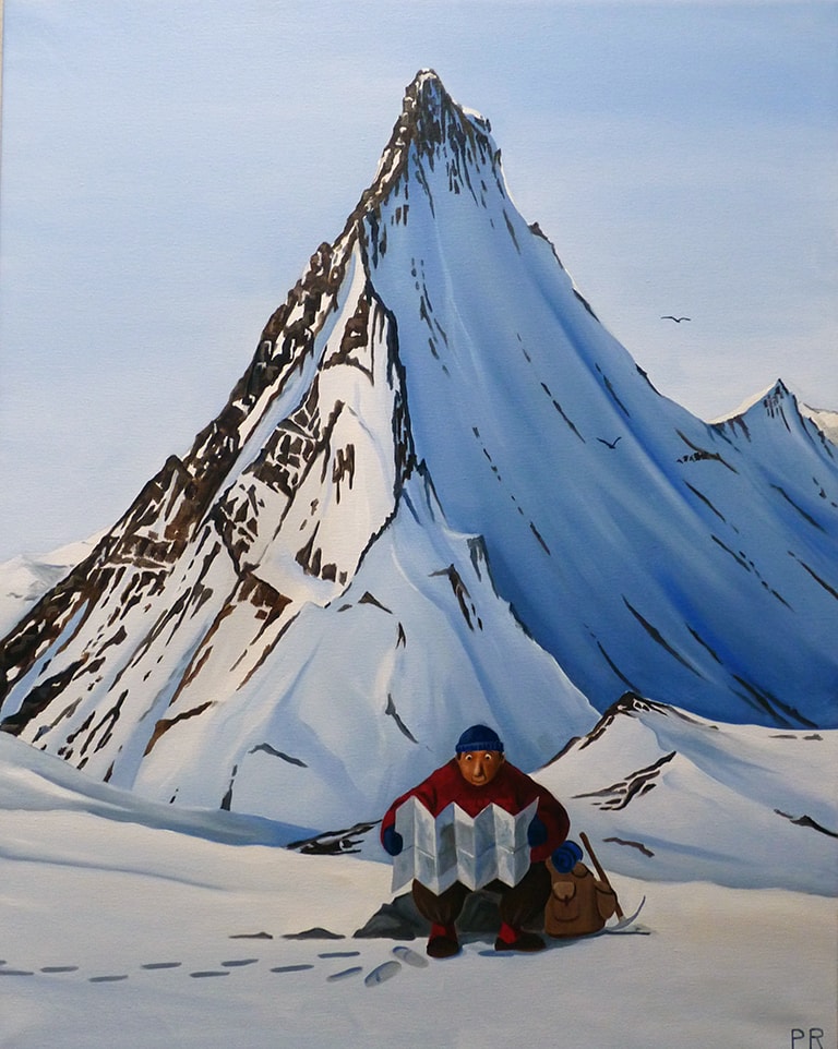 46 la route vers les cemes 92x73