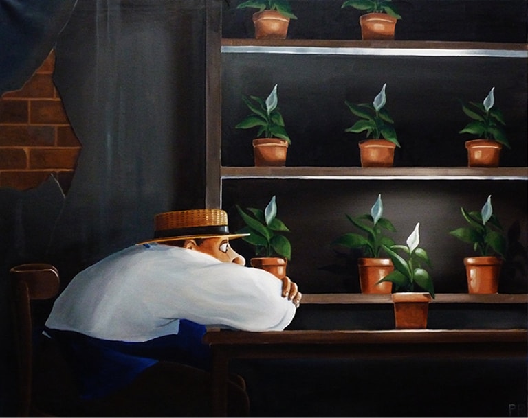 53 la bouture et le jardinier 92x73