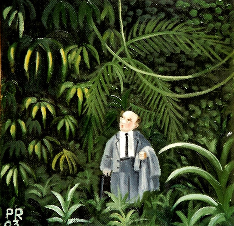 8 perdu dans la grande foret 20x20